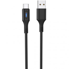  USB-Type-C Hoco U79 Admirable Smart Power 1.2m Black