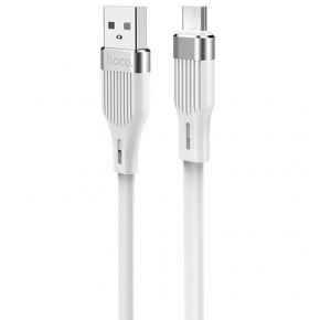  USB-MicroUSB Hoco U72 Forest Silicone 1.2m White