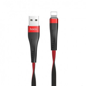  Lightning HOCO U39 |1,2m 2.4A| black-red