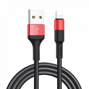  Hoco X26 Lightning USB (2.1A) (1m) Black?Red (BS-000056516)