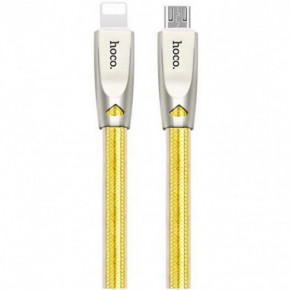  Hoco U9 Quick Charging Lightning to Type-C 1.2  Gold (15970 gold) 3