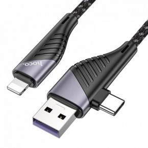  Hoco U95 Freeway PD 60W Lightning - USB Type-C - USB 1.2  Black (31965 / black) 9