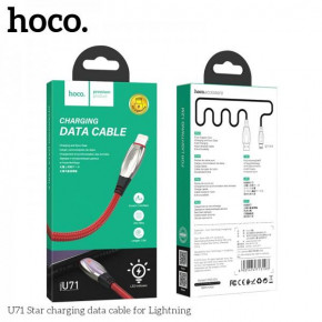  Lightning HOCO U71 |1.2m 2.4A| black 4