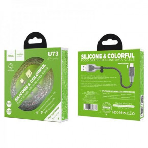  Lightning HOCO U73 |1.2m 2.4A| black 3