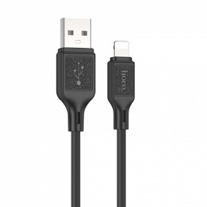  Hoco X90 USB Lightning 2.4 A 1m Black (6931474788405)