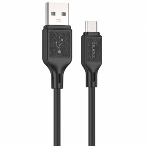  Hoco X90 USB Micro 2.4 A 1m Black (6931474788429)