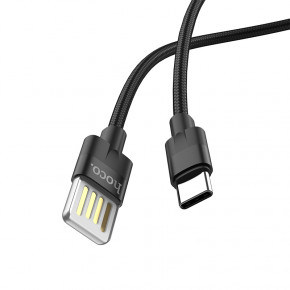  Hoco U55 USB Type-C 2.4 A 1,2  Black (6957531096221) 4