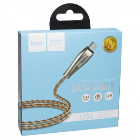  Hoco U56 Micro USB (1.2m) Gold (BS-000064158) 3