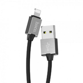  Hoco U49 Lightning USB (2.1A) (1.2m) Black (BS-000064214)