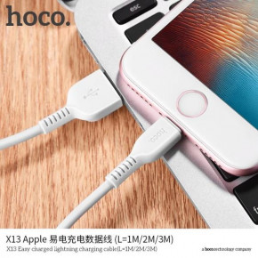  Hoco X13 Lightning USB (2.1A) (1m) White (BS-000056588) 4