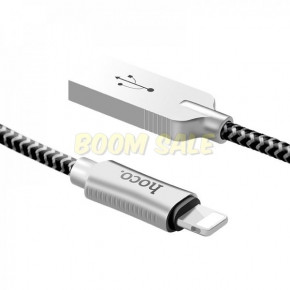  Hoco U10 Lightning USB (2.1A) (1.2m) Black