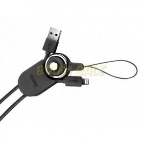  Hoco U21 Lightning USB (2.1A) (0.5m) Black