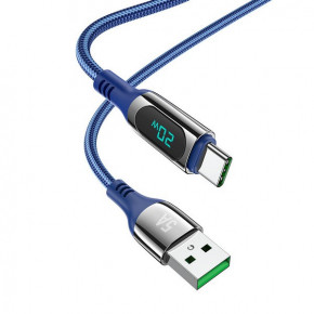  Hoco S51 USB Type-C USB 2.0 Female 5 A 1.2  Blue (6931474749246)