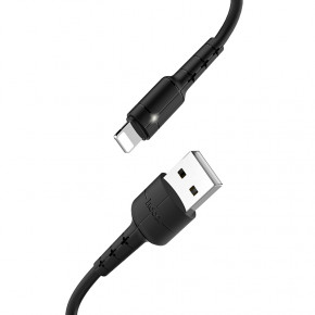  Hoco X30 USB Type-A Lightning 2A 1,2  Black (6957531091110) 4