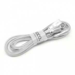  Hoco U9 Zinc Alloy Jelly knitted micro-USB (Silver) 1.2  Silver 4