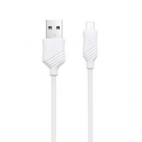  USB Micro Hoco X6 Khaki 1m White 3