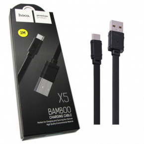   Hoco X5 Bamboo USB to MicroUSB (100) Black 3