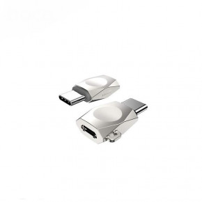  Hoco UA8 microUSB to Type-C Pearl nicke