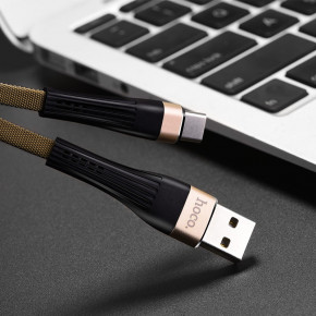  Hoco U39 Slender microUSB 1.2 Gold+Black 5