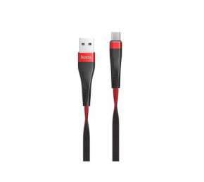  Hoco U39 Slender microUSB 1.2 Red+Black