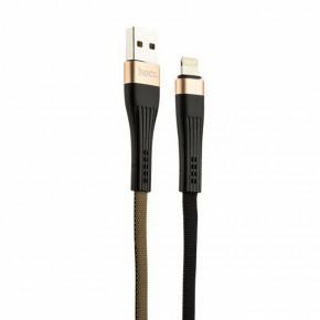  USB Hoco U39 Lightning Slender Charging Gold+Black