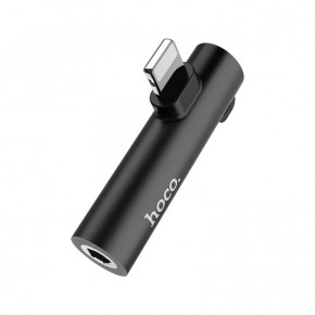  Hoco LS21 ( Lightning  Lightning  3.5mm audio) Black 3