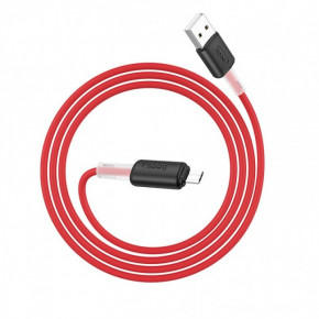    MicroUSB Hoco X48 Soft silicone charging 2.4A 1m Red