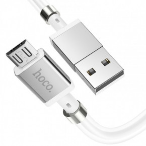  Hoco U91 Magic magnetic charging for MicroUSB 2.4A 1m White 3