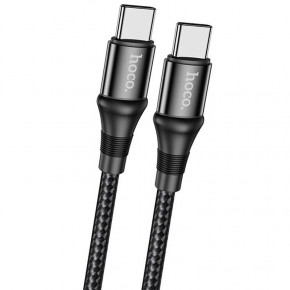    Hoco X50 Exquisito charging data cable Type-C to Type-C 100W (20V, 5A) 2M Black 5