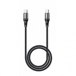    Hoco X50 Exquisito charging data cable Type-C to Type-C 100W (20V, 5A) 2M Black 6