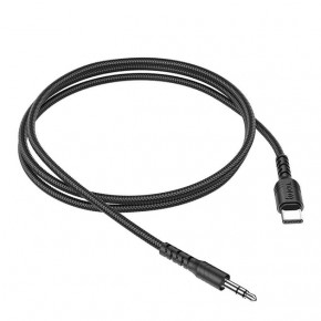   Hoco UPA17 Type-C to Aux Digital audio conversion cable 1m Black (1)