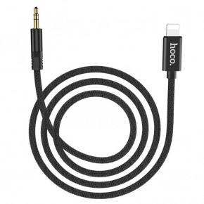  Hoco UPA13 AUX Sound source series Apple digital audio (3.5mm to Lightning Black