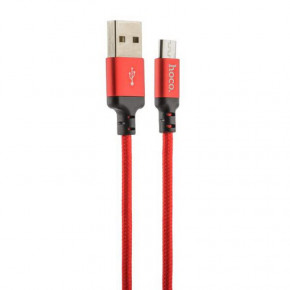  Hoco X14 TIMES SPEED microUSB-USB 1m Black+Red