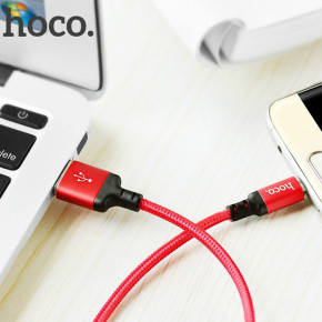  Hoco X14 TIMES SPEED microUSB-USB 1m Black+Red 3