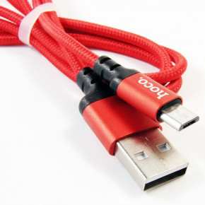  Hoco X14 TIMES SPEED microUSB-USB 1m Black+Red 4