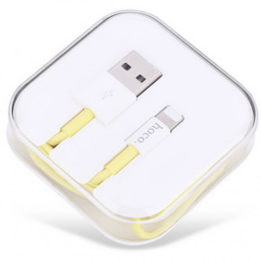  USB Lightning Hoco X8 1m Yellow 3