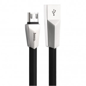  Hoco X4 Zing Alloy microUSB-USB Black