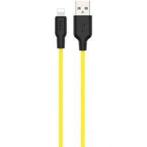  Lightning Hoco X21 Silicone 1m Yellow