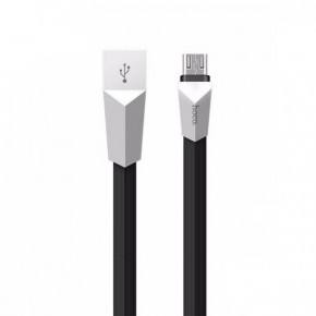  Hoco X4 zinc alloy rhombus Micro USB 1.2  Black