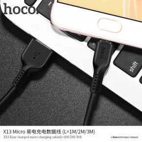  Hoco X13 Easy Charged Micro 1m Black (BS-000056590)