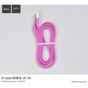  Hoco X9 Lightning USB (2.1A) (1m) Pink (BS-000056598)