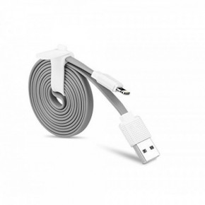  Hoco UPL18 Lightning USB (2.1A) (1m) Gray (BS-000065277)