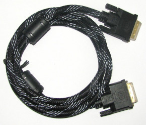  DVI-D Single Link (18+1), 5m, Black&White