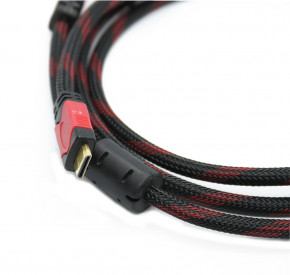  HDMI-mini HDMI HQ-Tech Y-Y 1.5m, 2 , ,   (Black&Red),  3