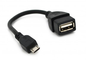  USB 2.0 AF/Micro-B OTG, 10cm,  3