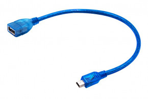  USB 2.0 AF/mini 5p, 0.15m,  