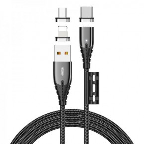  31 Joyroom Lightning+Micro USB+Type-C S-M408 |1.2m 3A| black