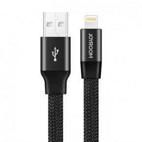  Joyroom S-M340 Lightning USB (2.1A) (0.5m) Black (BS-000057214)