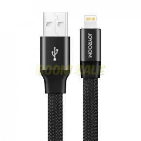  Joyroom S-M340 Lightning USB (2.1A) (0.5m) Black 3