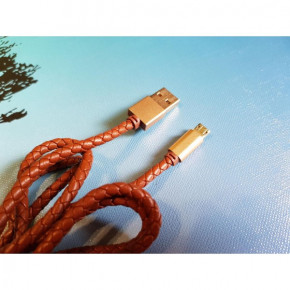  LDNIO LS25 Lightning USB (2.1A) (1.2m) Brown (BS-000040392) 3